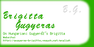 brigitta gugyeras business card